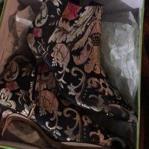 - Sam Edelman Black Multi Metallic Kinzey Boots